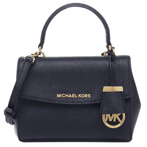 michael kors crossbody bag navy blue and gold|Michael Kors navy blue tote.